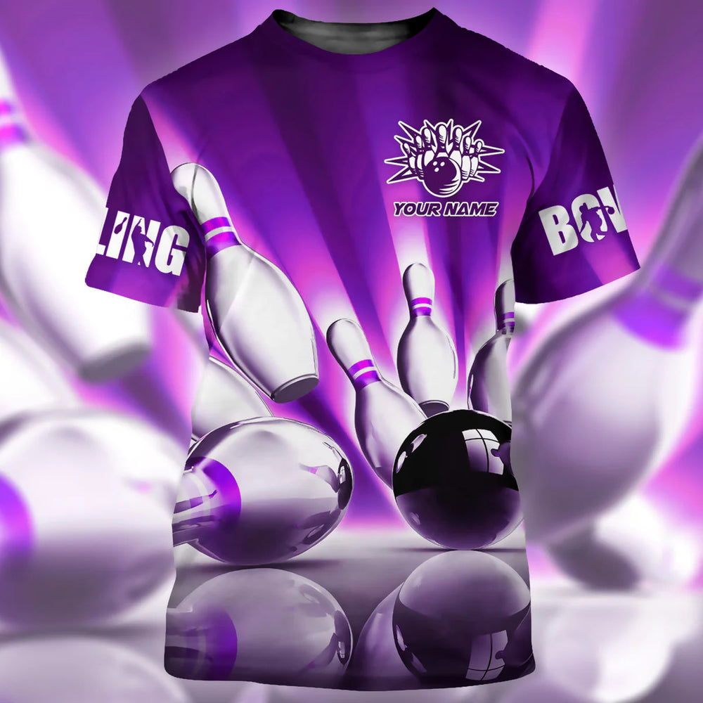 3D Printed Bowling Shirt for Men – Perfect Gift for Bowling Enthusiasts – BT015