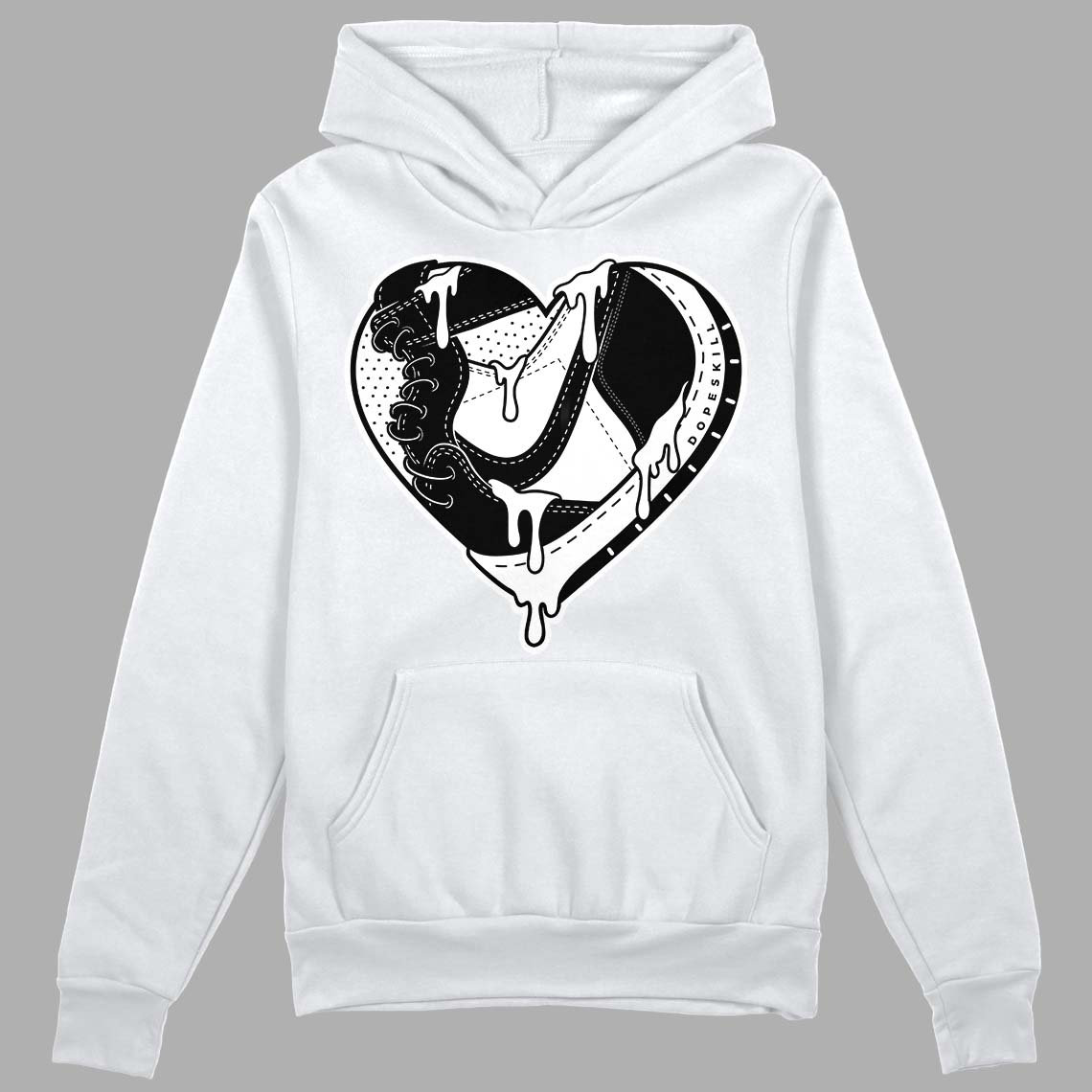 85 black white 1s l unisex hoodie heart jordan 1 graphic vfntk
