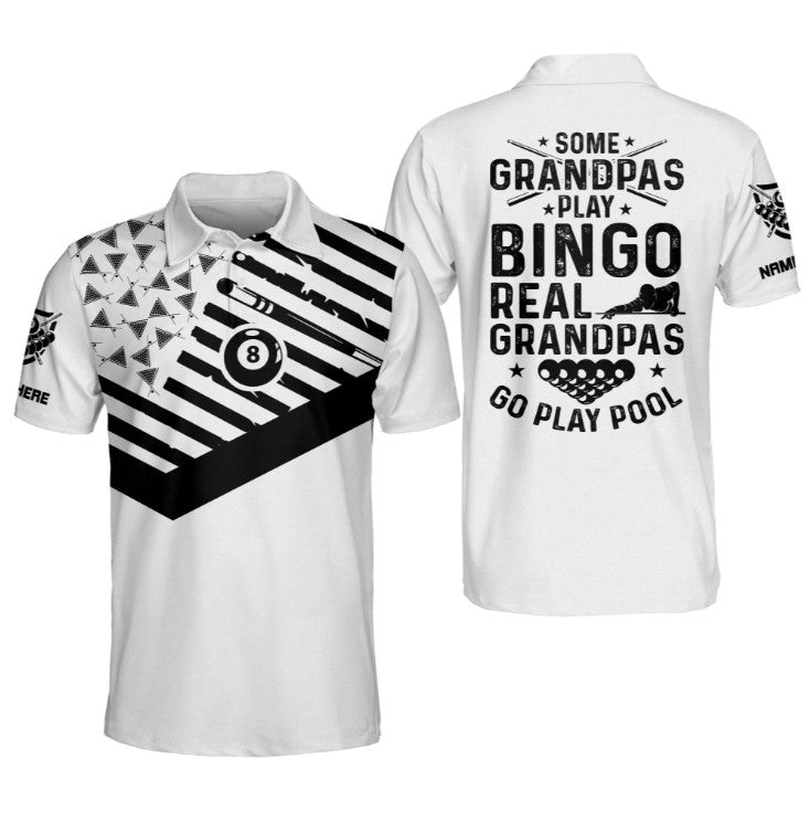 Billiard Polo Shirt for Grandpas: A Perfect Father’s Day Gift for Billiard Players – BIP191