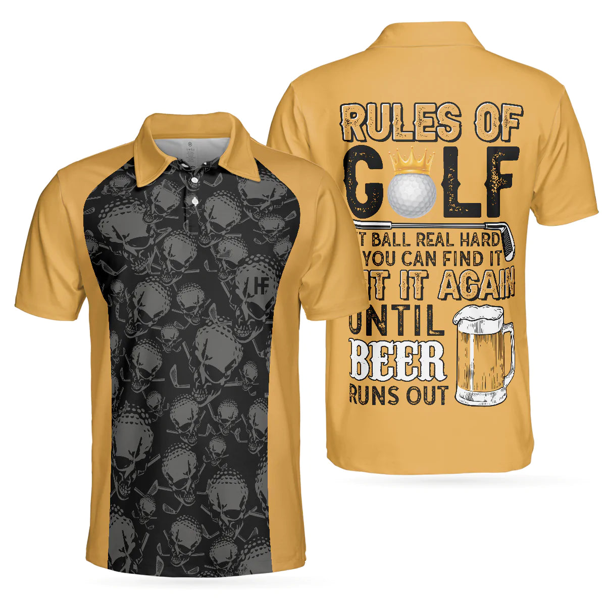Stay on Course with the Way Golf Polo Shirt: A Men’s Polo for Golf Players with 3D Apparel Design – GP374