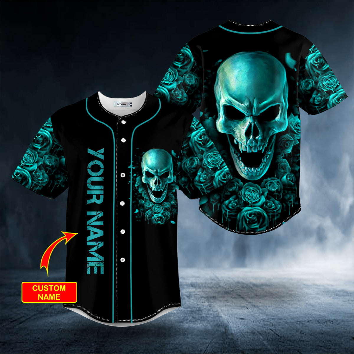 Cypress Hill Skull Custom Baseball Jersey | BSJ-670
