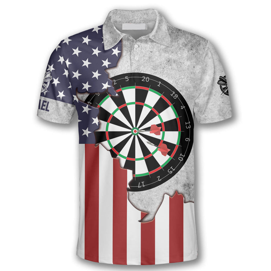 dart board usa flag 3d custom darts shirts for men custom dart jersey for team dartboard shirts dt021 8ezru