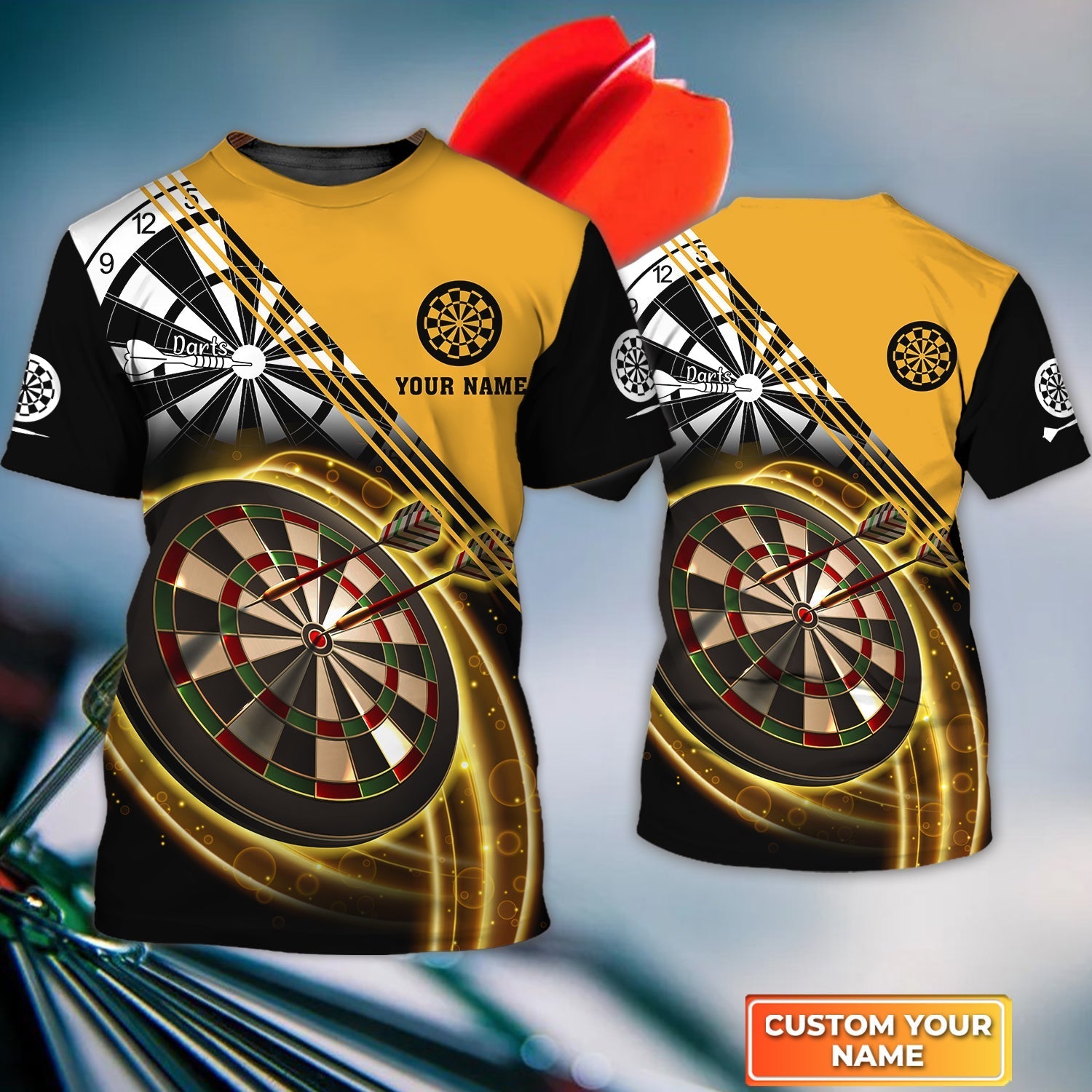 One More Dart Personalized Name 3D Tshirt For Darts Player – DT148
