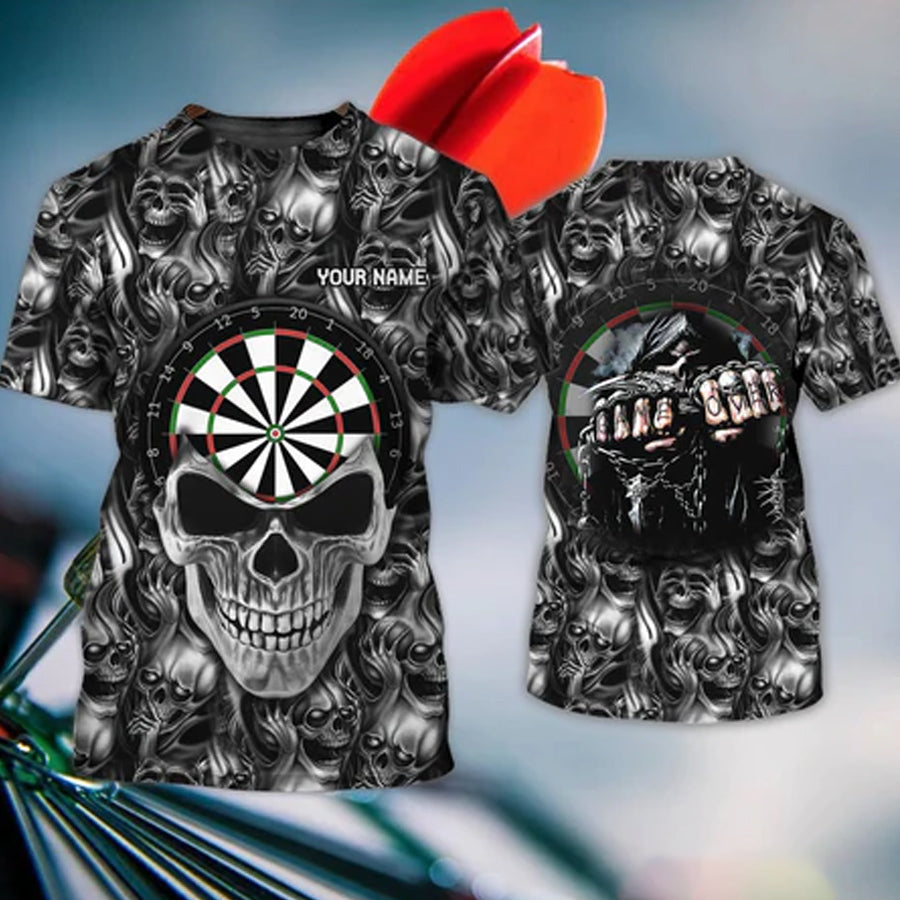 Gift for Dart, Put Me Down For 100 Personalized Name 3D Tshirt For Darts Player – DT175