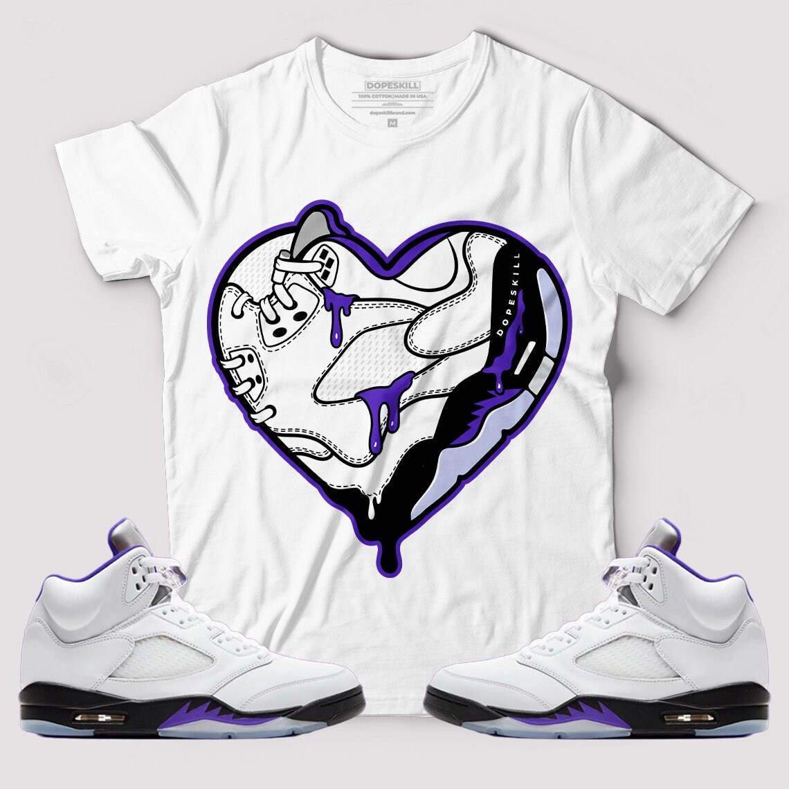 BEAN Graphic To Match Jordan 3 Dark Iris T-Shirt