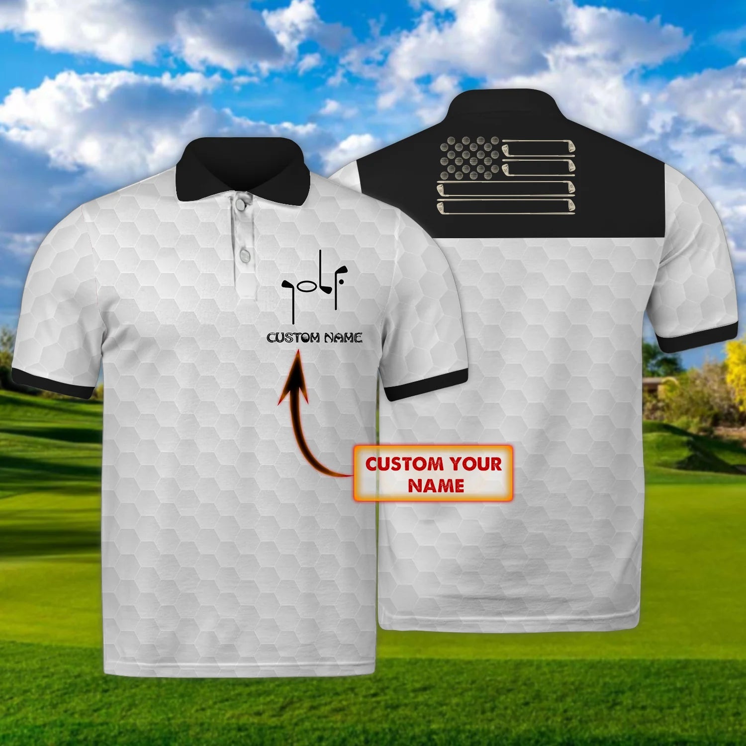Personalized Golf Polo Shirt for Men: The Perfect Gift for Golfers – GP464