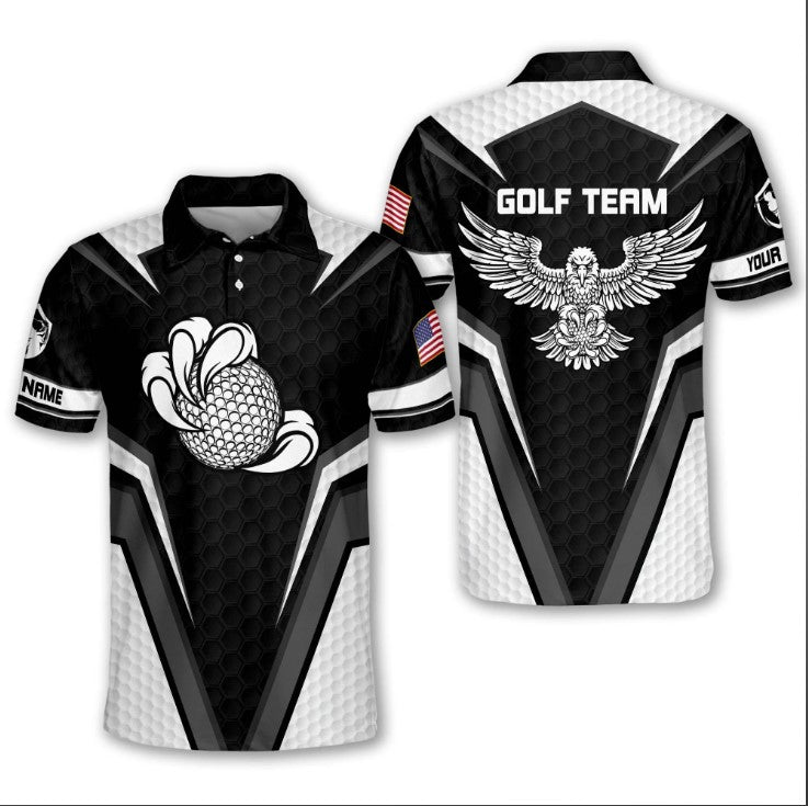 mens golf gift polo shirt with american flag design for golf club perfect gift for golfers gp342 vt5be