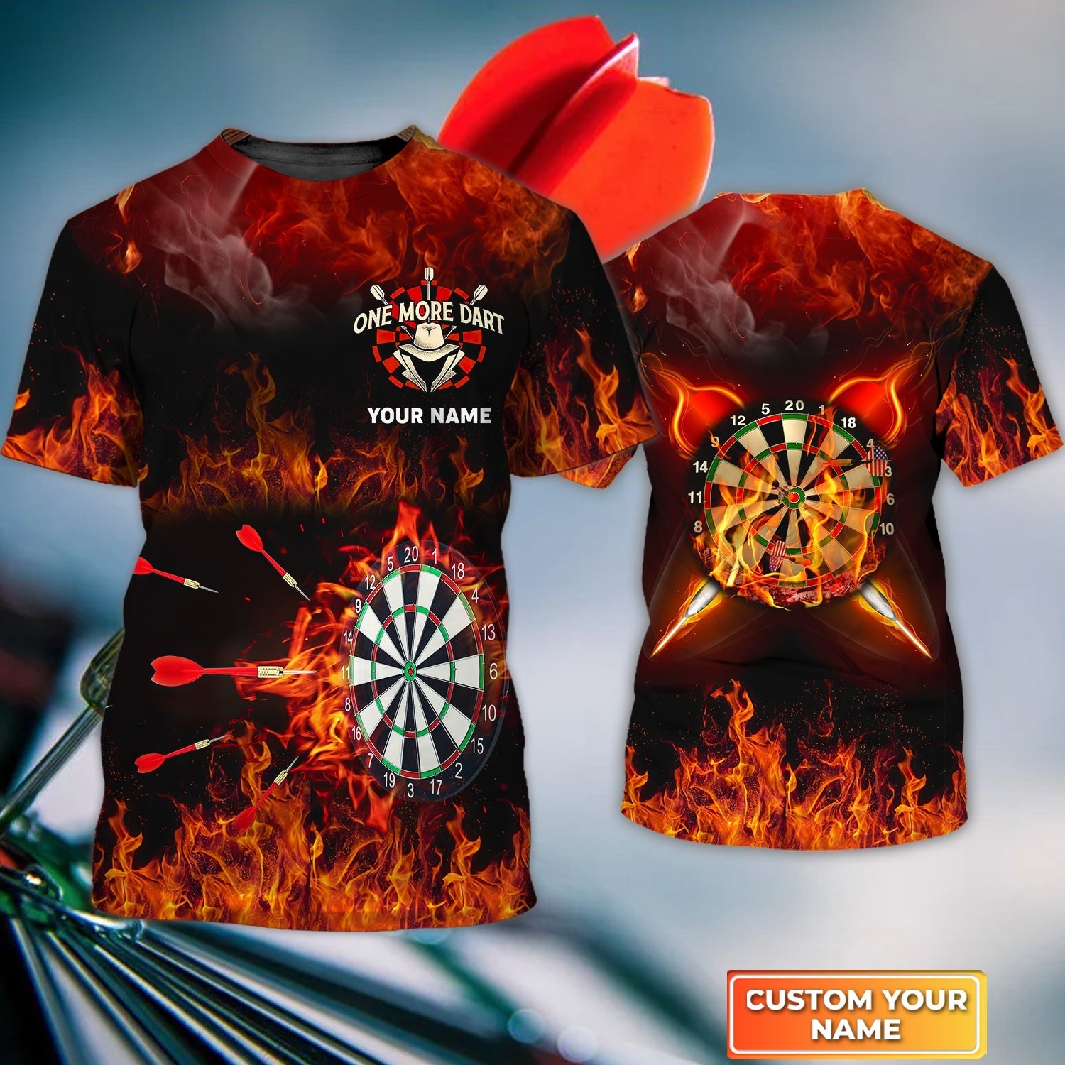 one more dart personalized name 3d tshirt for darts player dt148 effc6