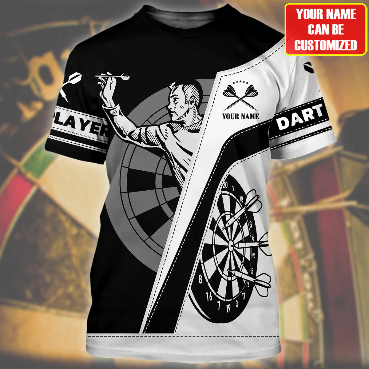Personalized Darts All Over Printed Unisex Shirt, Darts love gifts, Present to Darts player – DT046