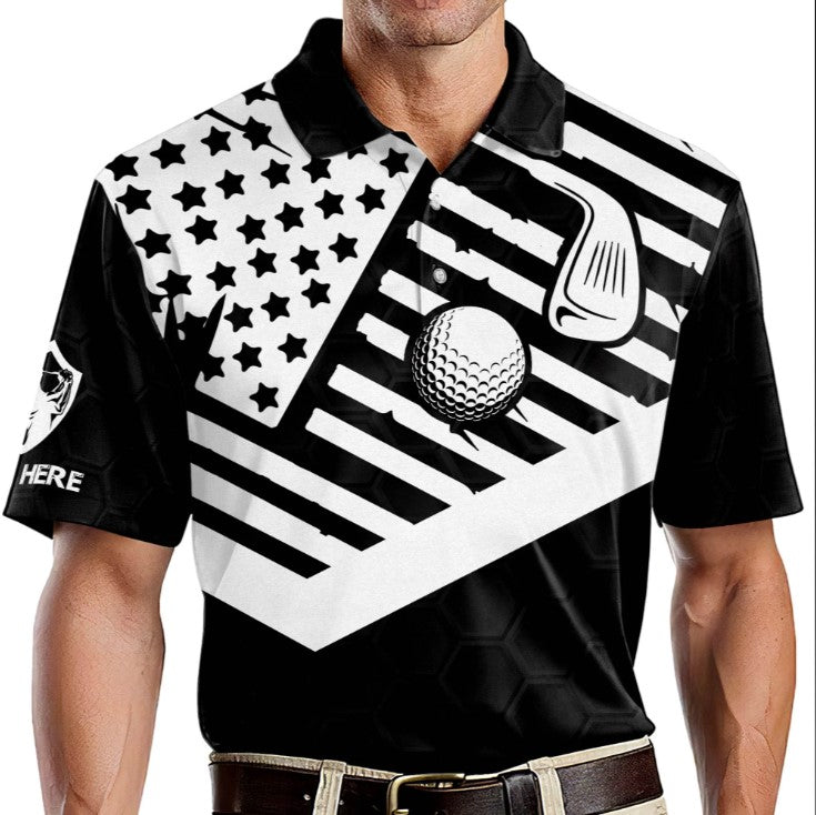 personalized golf polo shirt for men eat sleep golf repeat gp378 rrkj2