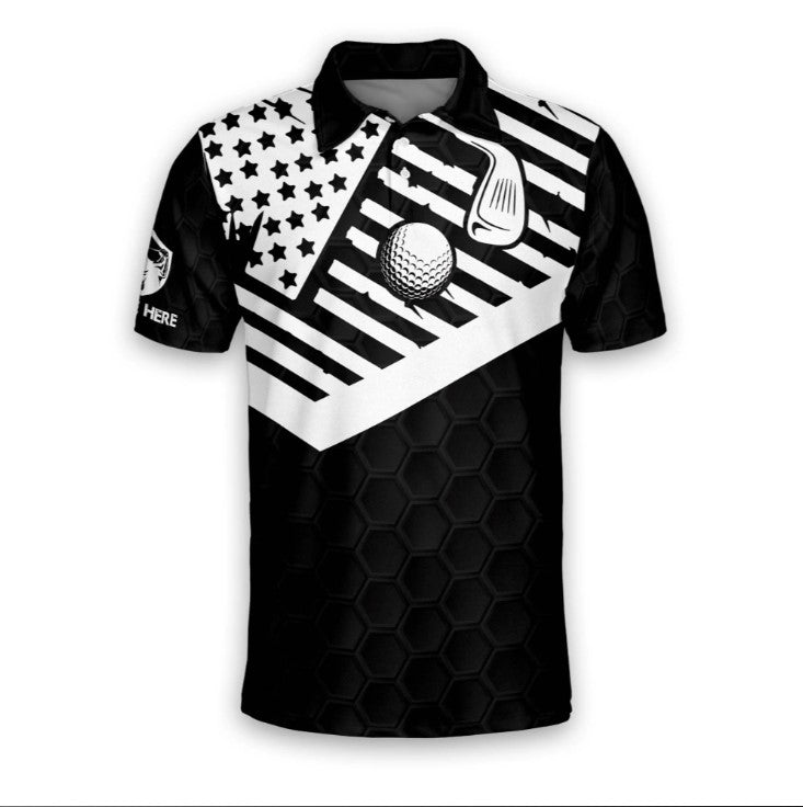 personalized golf polo shirt for men eat sleep golf repeat gp378 vn75o