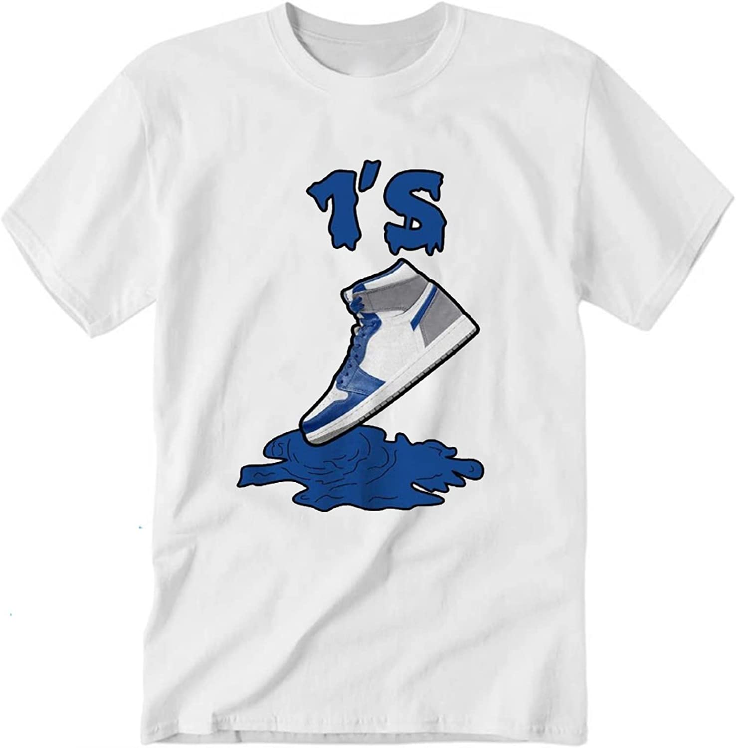 Sneaker Matching T-Shirt - Matches Air Jordan 9 UNC Pearl Blue | Respect My Hustle | SkylarStyle L