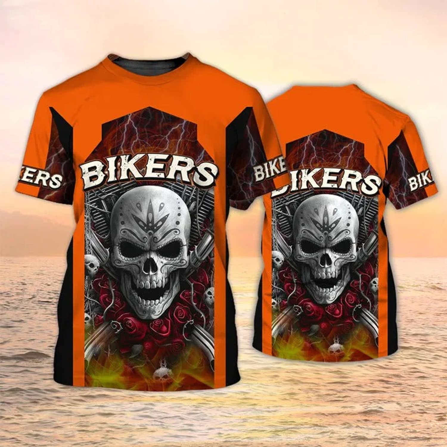 3D Printed Biker Shirt with Personalized Design: Perfect Gift for Biker Enthusiasts and Baseball Players – JOT1586