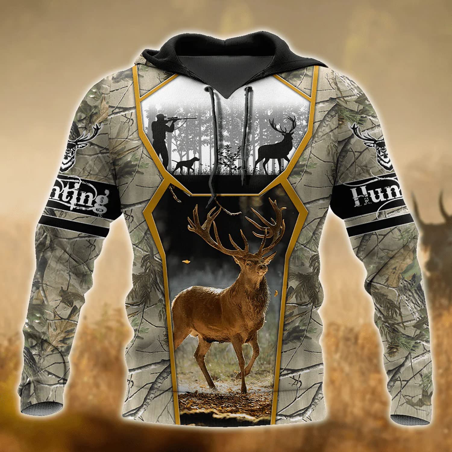 Amazing 3D Printed Hunting Apparel for Men and Women: Animal Hunting Shirts, Deer Hunter Lover Gifts, Pullover Hoodies, Hawaiian Shirts, and Sweatshirts – JOT1509