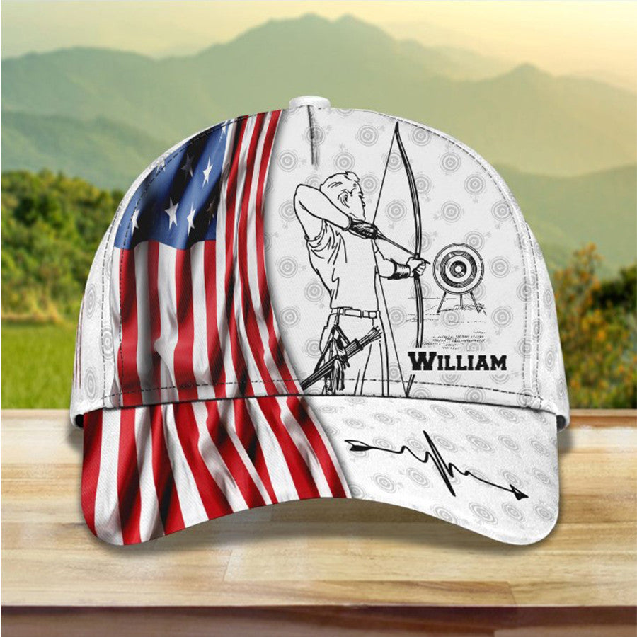 Archer’s 4th of July Gift: Customized Archery Cap for Him – ARC005