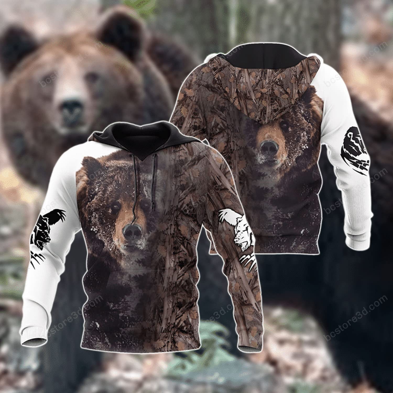 Bear Hunting 3D Full Print Shirt: Perfect Gift for Bear Hunter Lovers and Families – JOT1530