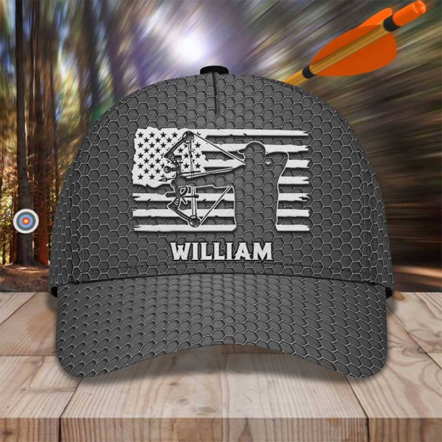 Cap for Archers: Personalized Baseball Cap for Men who Love Archery, Ideal Archery Hat for Husbands and Him – ARC004