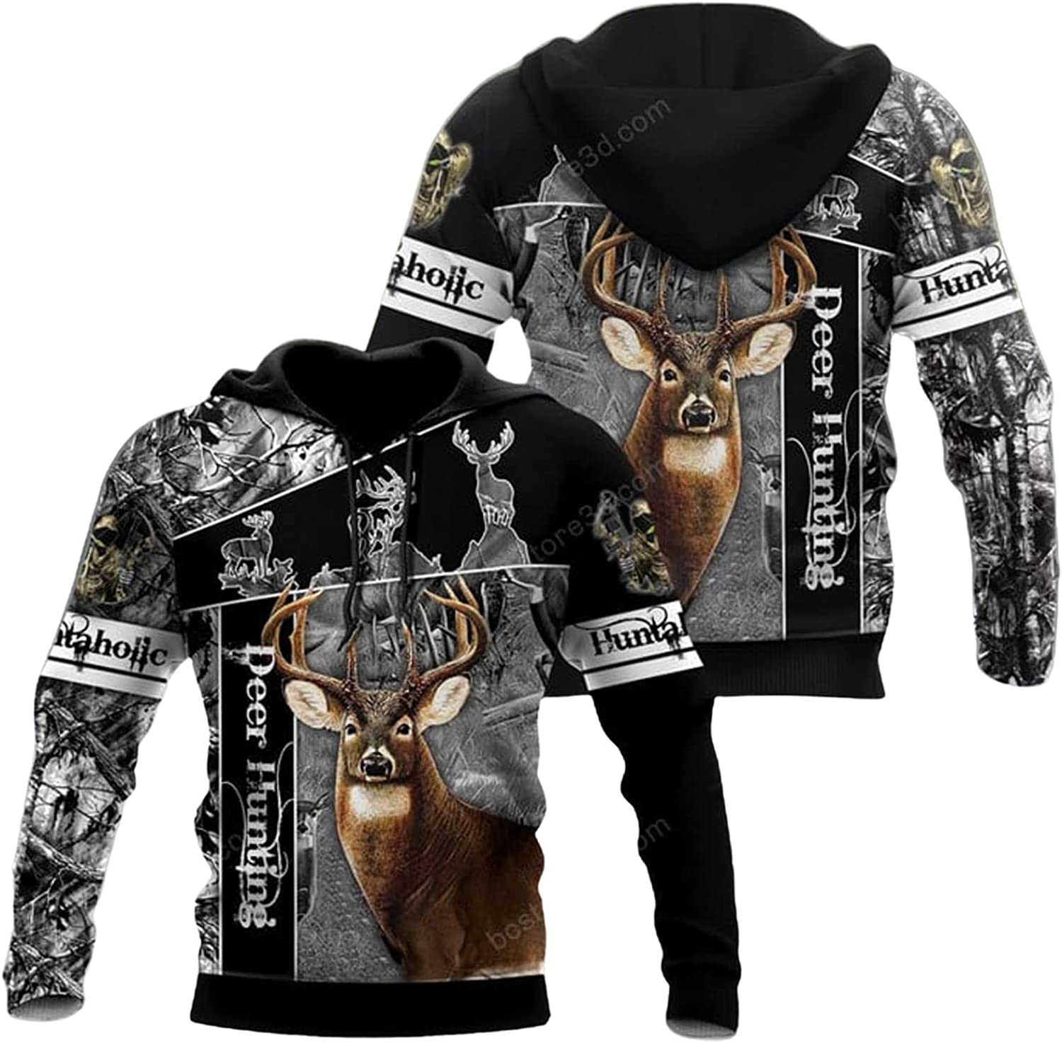 Deer Hunting 3D Shirt for Men & Women – Full Print Animal Design, Perfect Gift for Deer Hunter Lovers and Families – JOT1537