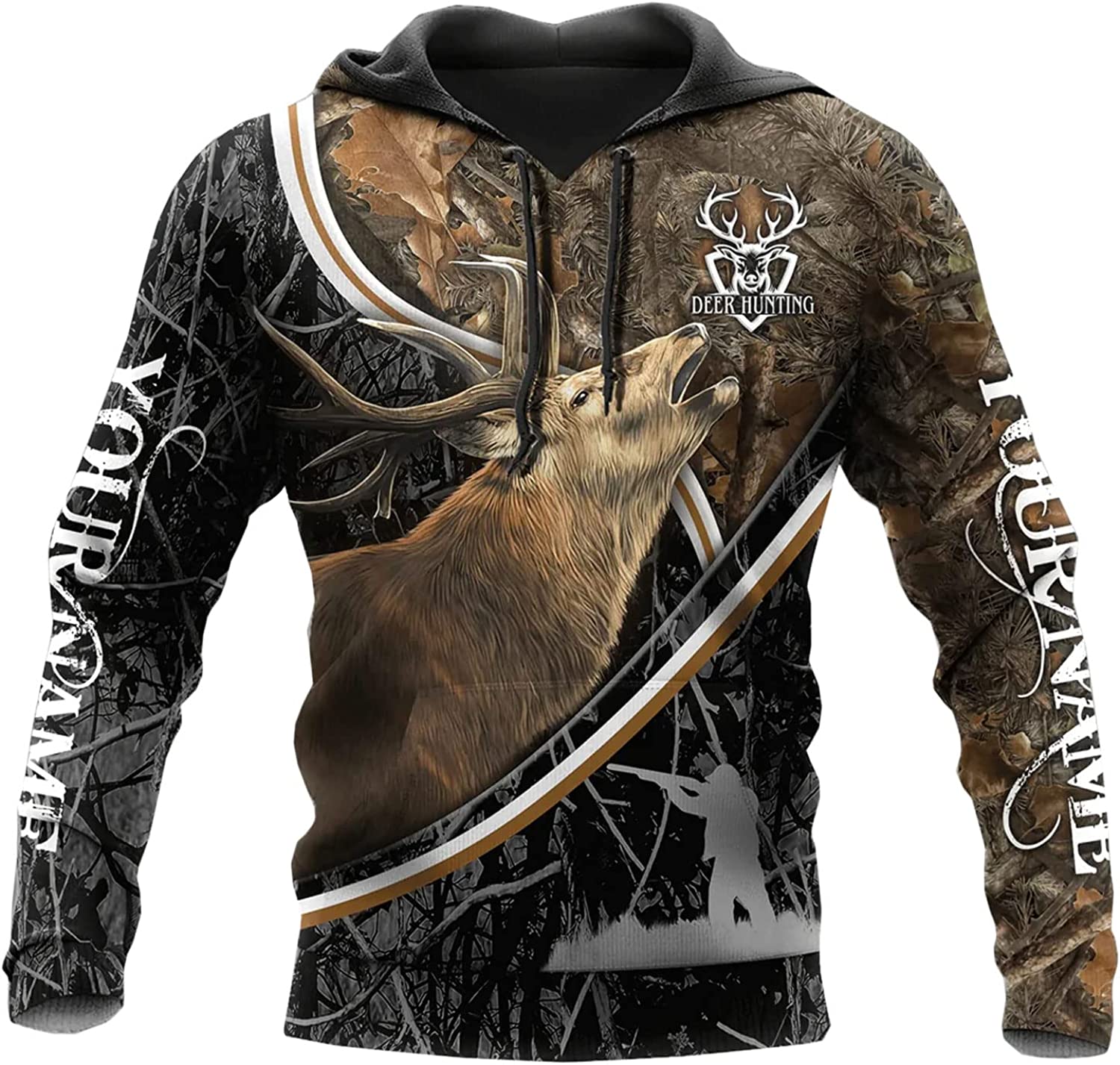 Deer Hunting 3D Shirt with Custom Full Print – Perfect Gift for Deer Hunter Lovers and Families who Love Animal Hunting – JOT1502