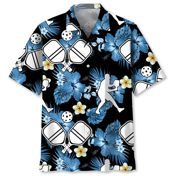 Hawaiian Pickleball Shirt for Men and Women with Nature Design – PIH002