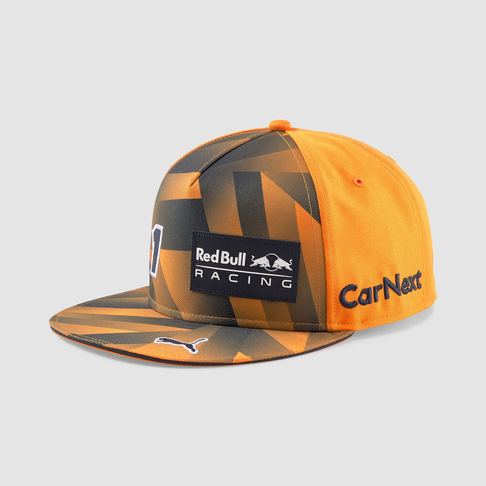 Rev up your F1 style with the 3D-printed Orange Max Verstappen 2022 Special Edition Cap – RBC006