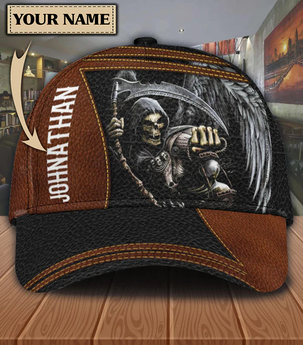 Skull Lovers’ Gift: Classic Cap with Personalized Touch – SKC006
