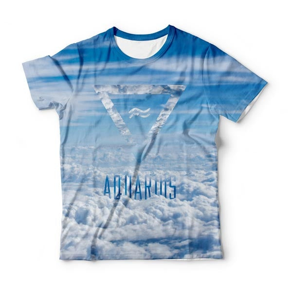 Aquarius In The Sky T-Shirt: A Celestial Addition to Your Wardrobe