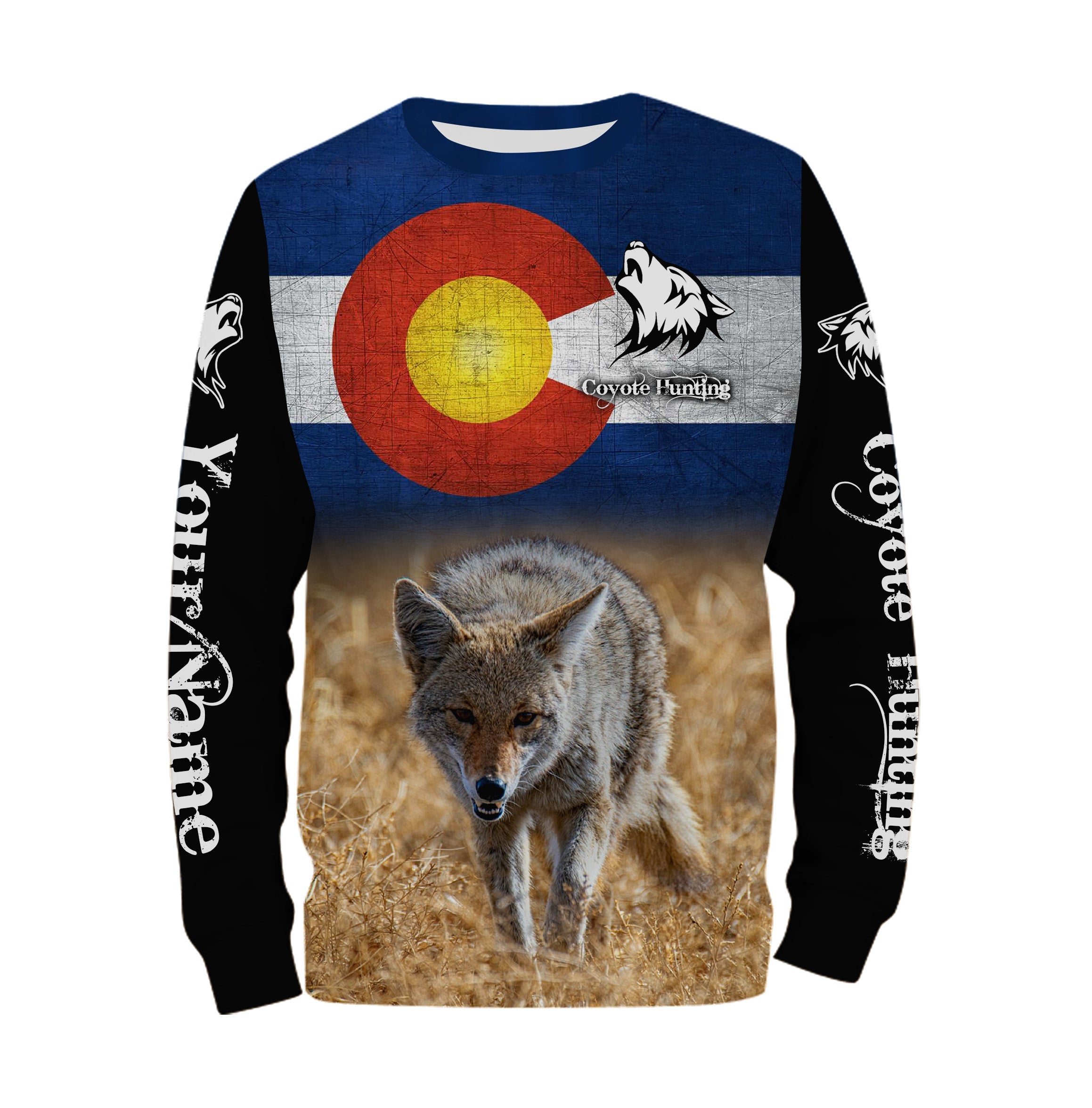Colorado Predator Coyote hunting Custom Name 3D All over print shirts – Personalized Hunting gifts FSD3058