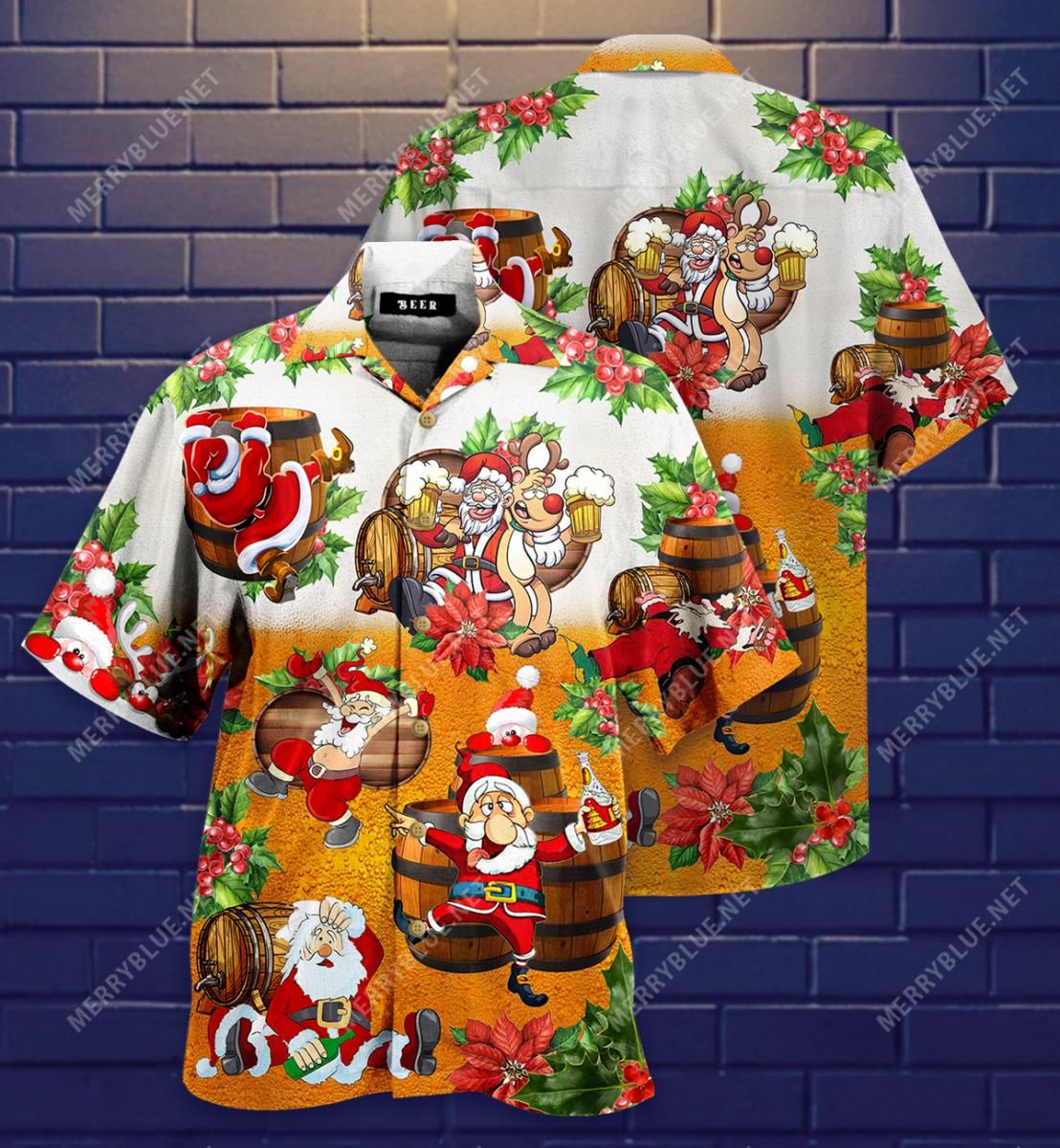 dear santa heres your beer aloha hawaiian shirt colorful short sleeve summer beach casual shirt for men and women 0d8ov