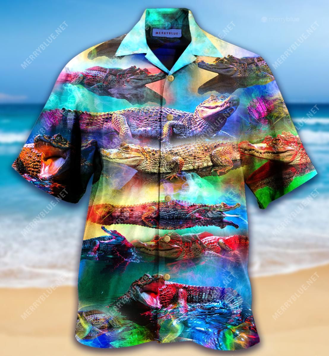 Don ‘T Worry Be Hippie Aloha Hawaiian Shirt Colorful Short Sleeve Summer Beach Casual Shirt For Men And Women