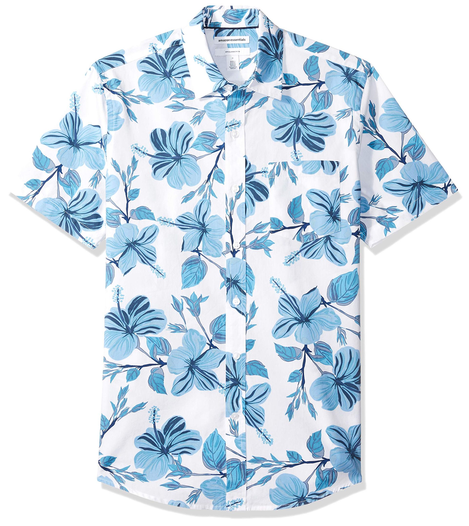 flowers blue white nice design hawaiian shirt dhc18061013 k4llq