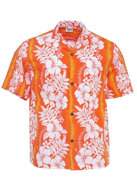 flowers orange white amazing design hawaiian shirt dhc1806833 k9hlb