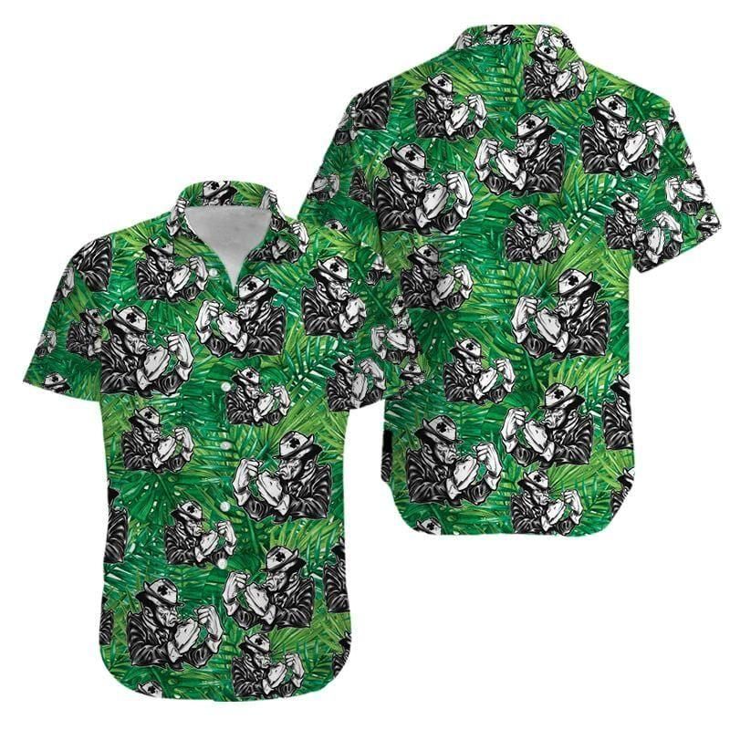 St Patrick’S Day Shamrockin Aloha Hawaiian Shirt Colorful Short Sleeve Summer Beach Casual Shirt For Men And Women