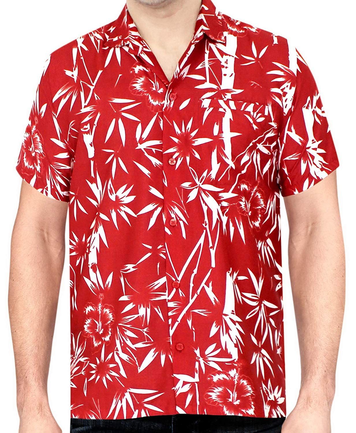 Hibuscus Red High Quality Hawaiian Shirt Dhc18061702