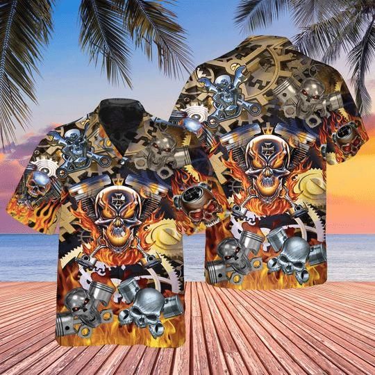 im a mechanic aloha hawaiian shirt colorful short sleeve summer beach casual shirt for men and women l3hvm