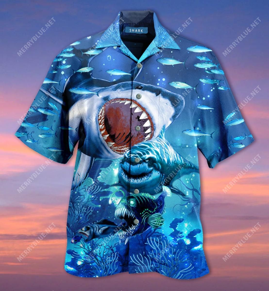 im the best shark aloha hawaiian shirt colorful short sleeve summer beach casual shirt for men and women 8vtym