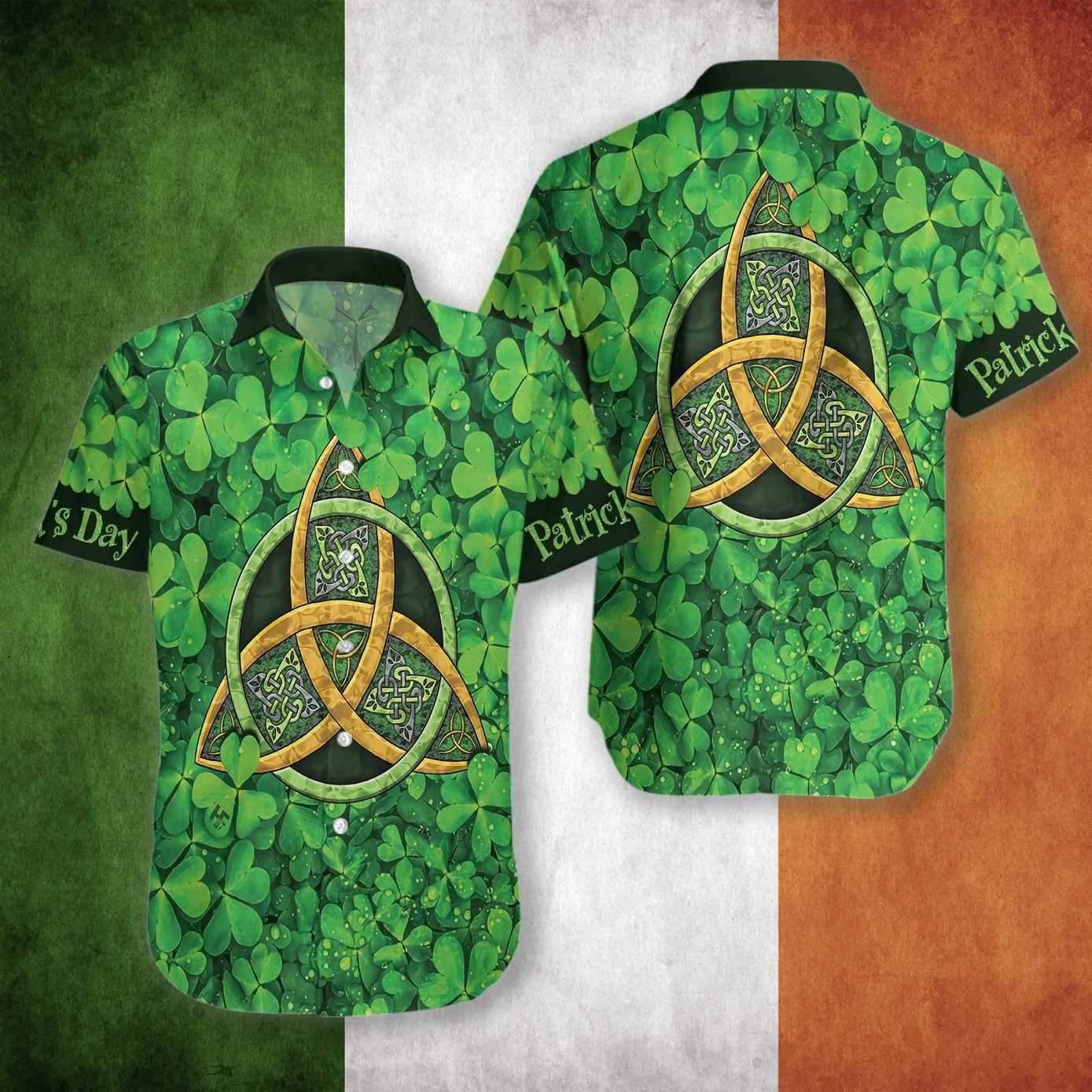 Irish Saint Patrick’S Day Aloha Hawaiian Shirt Colorful Short Sleeve Summer Beach Casual Shirt For Men And Women