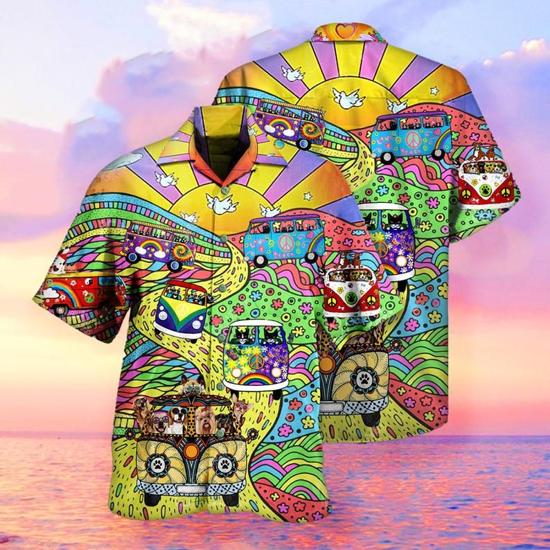 pet lover multicolor nice design hawaiian shirt dhc18064075