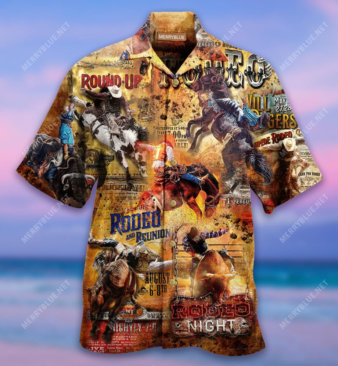 Rodeo Is Not Sport It’S Life Aloha Hawaiian Shirt Colorful Short Sleeve Summer Beach Casual Shirt For Men And Women