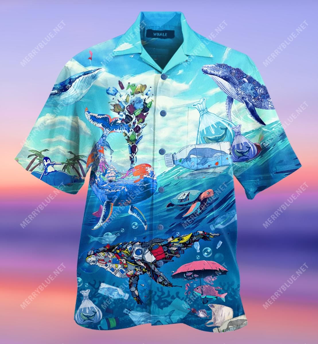 save the ocean aloha hawaiian shirt colorful short sleeve summer beach casual shirt for men and women gzfzh