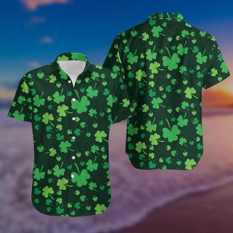 Irish Man Happy Patrick’S Day Aloha Hawaiian Shirt Colorful Short Sleeve Summer Beach Casual Shirt For Men And Women