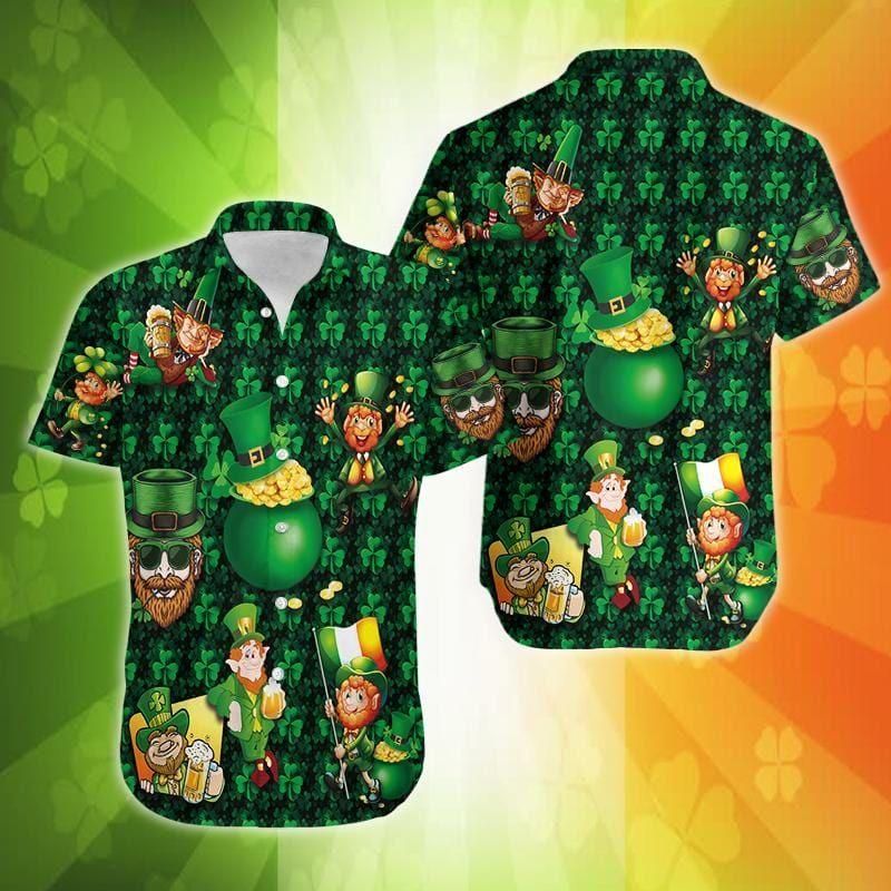 St Patrick’S Day May Your Pockets Be Heavy Aloha Hawaiian Shirt Colorful Short Sleeve Summer Beach Casual Shirt For Men And Women
